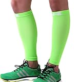 Calf Compression Sleeve - Helps Shin Splints. Women & Men Leg Socks for Running, Basketball, Volleyball, Baseball, Walking, Cycling, Sports Training Guard