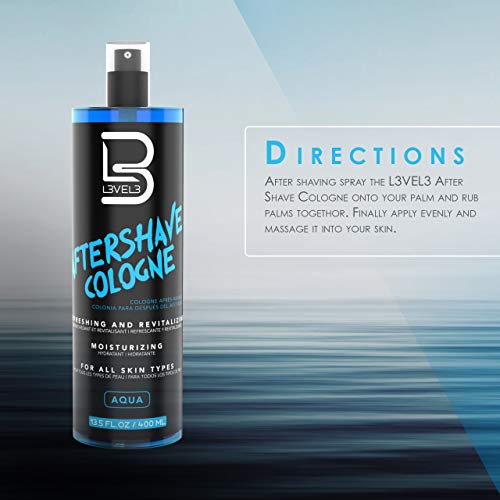 Level 3 Shaving Gel & Aftershave Kit Calms Redness and Irritation Hydrating and Refreshing