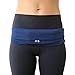 Limber Stretch Travel Money Belt Unisex, Running Belt, Insulin Pump Fanny and Hiking Waist Pack with Key Clip | Large Sweatproof Security Pocket Fits All iPhones, Passports | Extra Wide Spandex