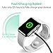 Accocam Watch Charger Magnetic 2 in 1 Wireless Charging Cable Compatible with Watch Series 5/4/3/2/1 Phone 11/11Pro/Xr/Xs/8/8P Black 3.3ft