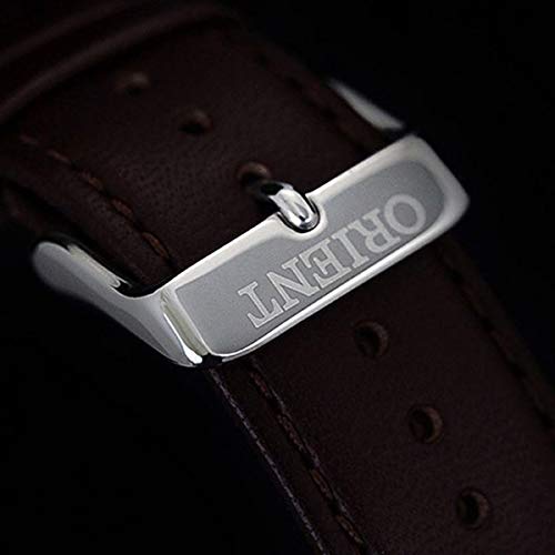 Orient-Mens-Stainless-Steel-Automatic-Watch-with-Leather-Strap-Brown-22-Model-FAC0000EW0