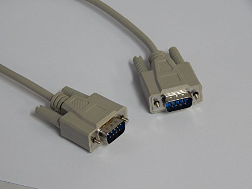 Your Cable Store 6 Foot DB9 9 Pin Serial Port Cable Male/Male RS232