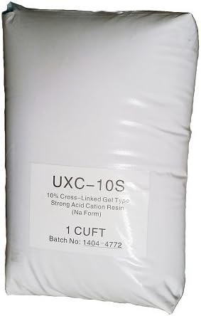 American Water Solutions 10RSN 10% Strong Acid Water Softening Resin 1 cu. ft. Bag Replacement Media, Yellow, or Black