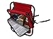GigaTent Folding 3 in 1 Stool Backpack Folding Stool with Cooler Bag - Camping Hunting Fishing Multifunction Collapsible Camping Seat and Insulated Ice Bag with Padded Shoulder Straps (Red)