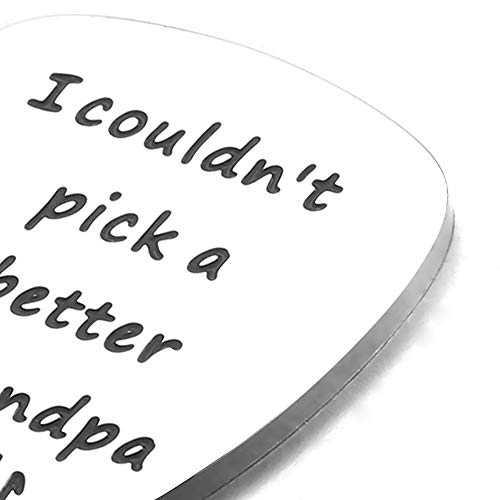 I Couldn't Pick A Better Brother Guitar Picks, Unique Birthday Gift for Musician Brother Guitar Pick - Thumbnail 3