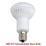 Ashialight E17 LED Daylight Bulb,40-watt E17 Bulb,Intermediate Base,500lm,Indoor Flood Light Bulb for Ceiling Fan,IKEA Lamp and Cabinet.