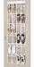 Yiwu Joyful Commodity Factory 2 Pack - Over The Door Shoe Organizer, 24 Pockets, White