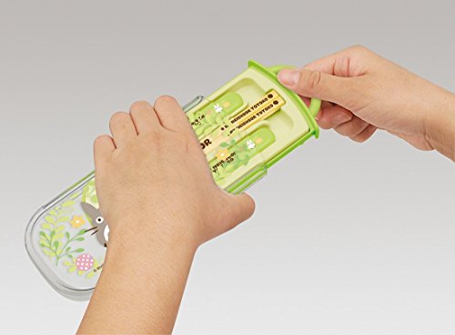 Skater Studio Ghibli My Neighbor Totoro Chopsticks, Spoon and Fork Set "Plants" 39949-7-TCS1AM