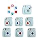 Bsuuy 16 in 1 Instax Mini 9 Camera Accessories Set for Fujifilm Instax Mini 9/ Mini 8/ Mini 8+ Camera, Includes Mini 9 Case,Albums,Six Color Filters,Rainbow Shoulder Strap ETC (Meteor)