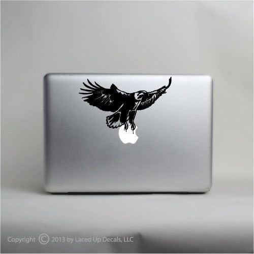 Eagle grabbing apple macbook skin vinyl decal