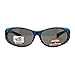 OTG Fit Over Glasses Oval Polarized Lens Sunglasses 100% UV Protection Blue
