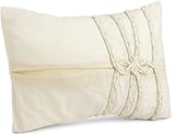 Calvin Klein Poppy Braided Rope Decorative Pillow, Cement