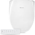 Barumi BM-6000 Electric Elongated Bidet for Toilet, Warm Seat & Air Dryer, Warm Water & Pressure, Self-Cleaning, Child Mode, Eco Mode, Night Light, Hybrid Heating, Remote Controller, Soft Close Lid