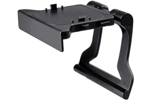 OSTENT TV Clip Mount Dock Stand Holder Compatible for Microsoft Xbox 360 Kinect Sensor Camera