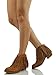 Soda Women's Jervis Faux Suede Double Fringe Moccasin Ankle Boots, British Tan, 5.5 M US