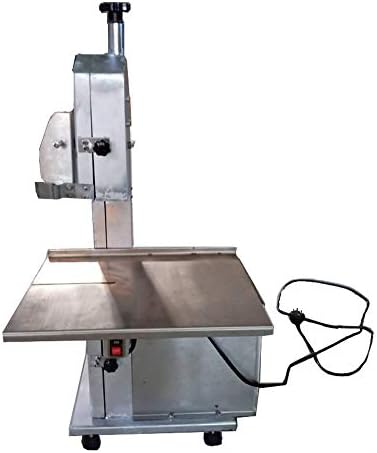 110V Commercial Electric Food Meat Band Saw Bone Sawing Machine Stainless Steel Slicer Meat Cutting Machine