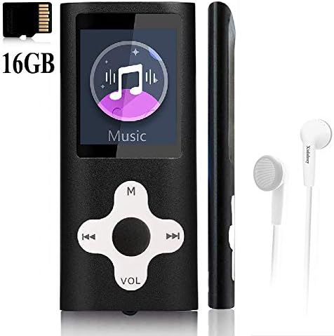 Mp3 Player,Music Player with a 16 GB Memory Card Portable Digital Music Player/Video/Voice Record/FM Radio/E-Book Reader/Photo Viewer/1.8 LCD