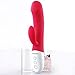 Heating G-Spot Rabbit Vibrator with Bunny Ears for Clitoris Stimulation, Waterproof Rechargeable Dildo, EROCOME Crater Adult Sex Toys with 8 * 8 Different Modes for Women