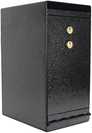 B-Rate Drop Slot Under Counter Depository Safe, Dual Key Bank Depository Lock, 1/2" Thick Steel Door, 12" Tall x 6" Wide x 8" Deep