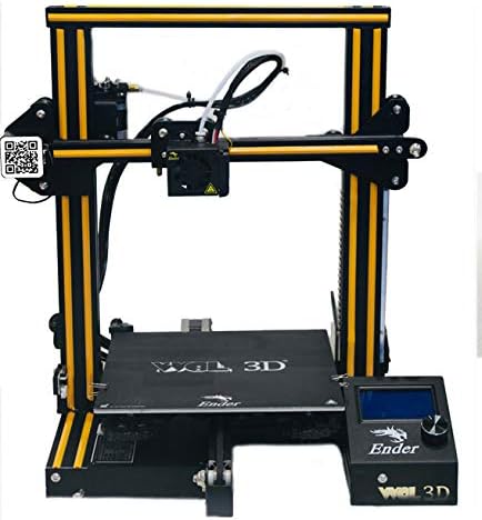 WOL3D UPGRADED Creality Ender 3 DIY 3D Printer with Resume function (Print size - 220X220X250 MM)