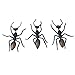 3Pcs Black Plastic Ant Joke Trick Toy