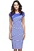 Eshion Women Black Striped Sleeveless Formal Pencil Midi Dress