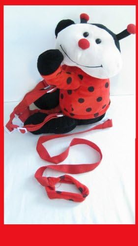 2 IN 1 BUDDY TODDLER LADY BUG KIDS SAFETY HARNESS LEASH BACKPACK TETHER