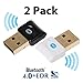 Bluetooth CSR 4.0 USB Dongle Adapter, EKSEN Bluetooth Transmitter and Receiver For Windows 10/8 / 7 / Vista - Plug and Play on Win 8 and above - Black And White