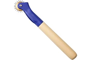 Pounce Wheel - Paper Perforator Tool | Paper Perforation Point Spacer Cutter for Leather Crafts Fabrics Arts Decorations Kitc