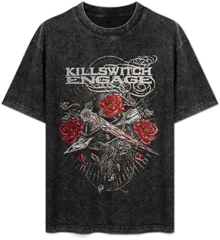 Amazon.com: Killswitch Engage Men's Skull Spraypaint T-Shirt Small