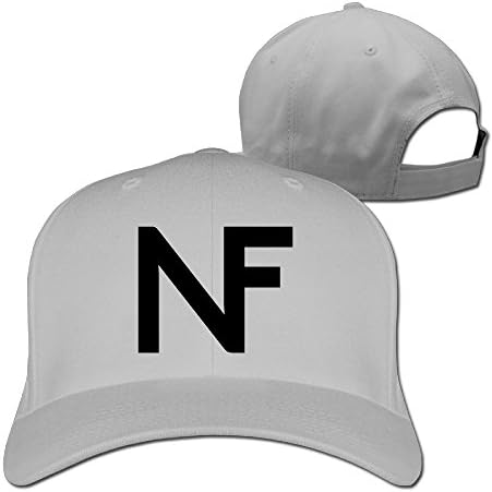 XJBD Adult N F Music Band Baseball Visor Cap Ash