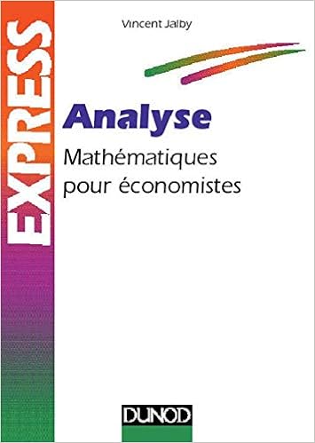 Amazon Fr Analyse Mathematiques Pour Economistes Jalby Vincent Livres