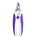Joymoze Professional Pet Nail Clippers and Trimmer for Dog with Non-Slip Handles and Lock Purple Big