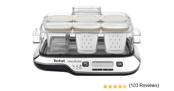 Tefal YG6548 Multidelice - Robot fabricador de postres, yogures y ...