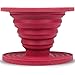 Kuissential SlickDrip Pour Over Coffee Dripper -Collapsible, Reusable Silicone Coffee Filter Cone- Manual Coffee Brew Maker-Makes One to Two Cups of Strong Brew-Great for Hiking, Camping, Home, Office
