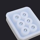 RoseSummer Silicone DIY Bead Mold Round Square Shape Jewellery Making Mould
