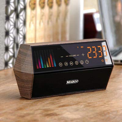 Kopper Miaboo FM Radio Smart Clock Bluetooth Capacitive Sensing Touch Panel Clock LED Wireless TF Card AUX Speakers Alarm Clock