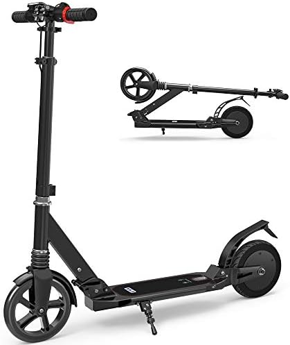 EDDORUNNING Folding Electric Scooter High Power Smart 8'' E-Scooter, Lightweight Foldable