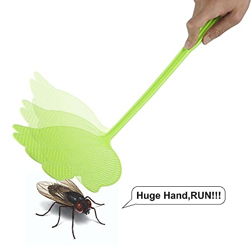 Dirza Fly Swatter Funny Hand Shaped Fly Swatters Durable Colorful