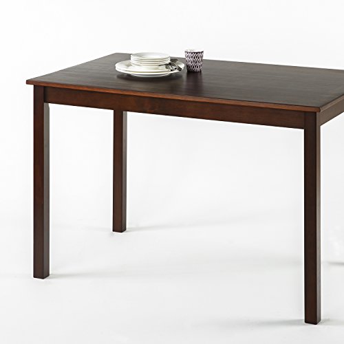 ZINUS Juliet Espresso Wood Dining Table, Table Only, 45 in x 28 in x 29