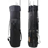 Shaddock Fishing Pole Bag with Rod Holder Rod Bag Carrier Case 5 Poles Waterproof Travel Case Tackle Box Storage Bag Durable Gear Organizer Gift for Men (Black) price in UAE | Amazon Shaddock Fishing Pole Bag with Rod Holder Rod Bag Carrier Case 5 Poles Waterproof Travel Case Tackle Box Storage Bag Durable Gear Organizer Gift for Men (Black) price in UAE | Amazon