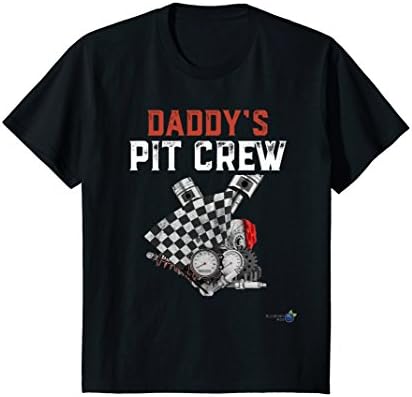 Kids Daddy's Pit Crew T Shirt