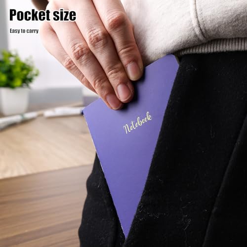 Koogel 32PCS Mini Lined Notebooks, Small Pocket Notebooks 9 x 13cm Colourful Notepads Journals 8 Colours for Students Traveler School Supplies