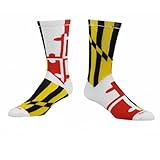 TCK Maryland Flag Crew Socks