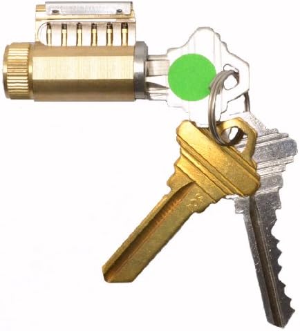 Extreme Challange 6-Pin Cutaway Practice Lock SC Keyway (Spool Drivers)