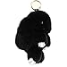 HXINFU Real Rabbit Fur Ball Keychain Bag Plush Pom Poms Fluffy Bunny Keychain