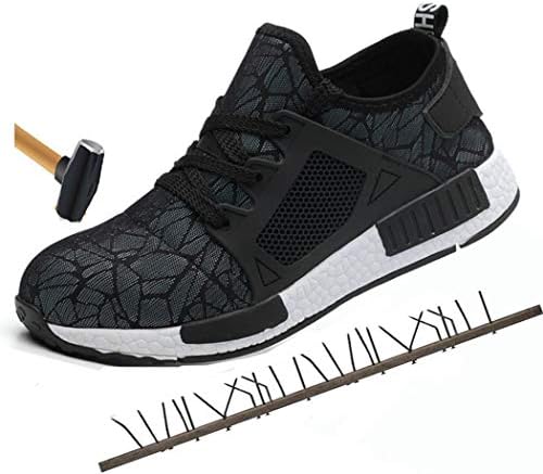 Working Safety Shoes Anti-pierce Platform Building Site Worker Security Work Safety Shoes Athletic Lightweight Slip Resistant Sneakers