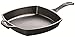 Lodge L8SQ3 Cast Iron Square Skillet, 10.5 inch, Black