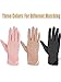 3 Pairs Women Summer Gloves Sunblock Non-slip UV Protection Gloves for Outdoors
