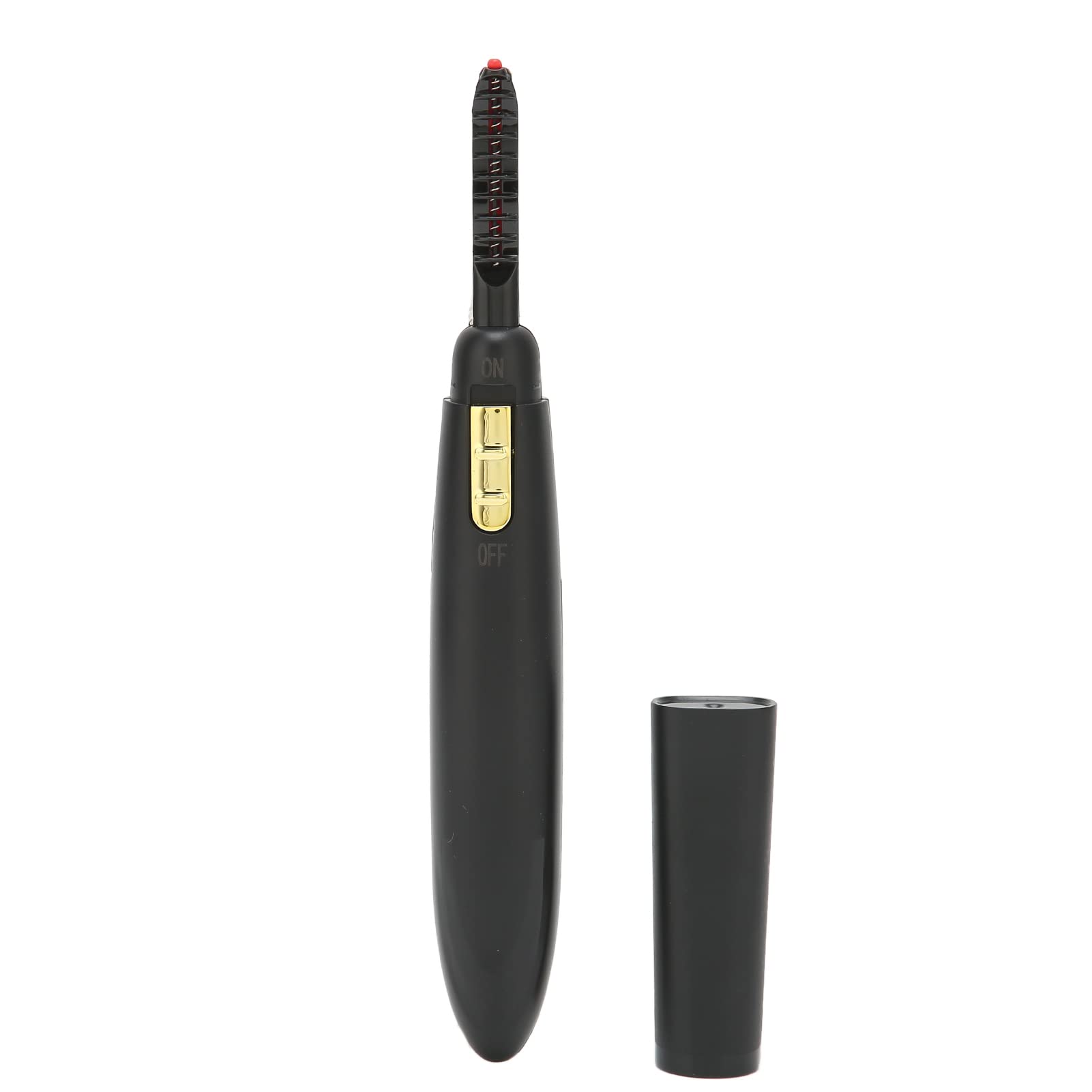 Heated Eyelash Curler - Electric Eyelash Curler for Women with Long Lasting Natural Curls, Reusable & Professional Stylish Design (Black)